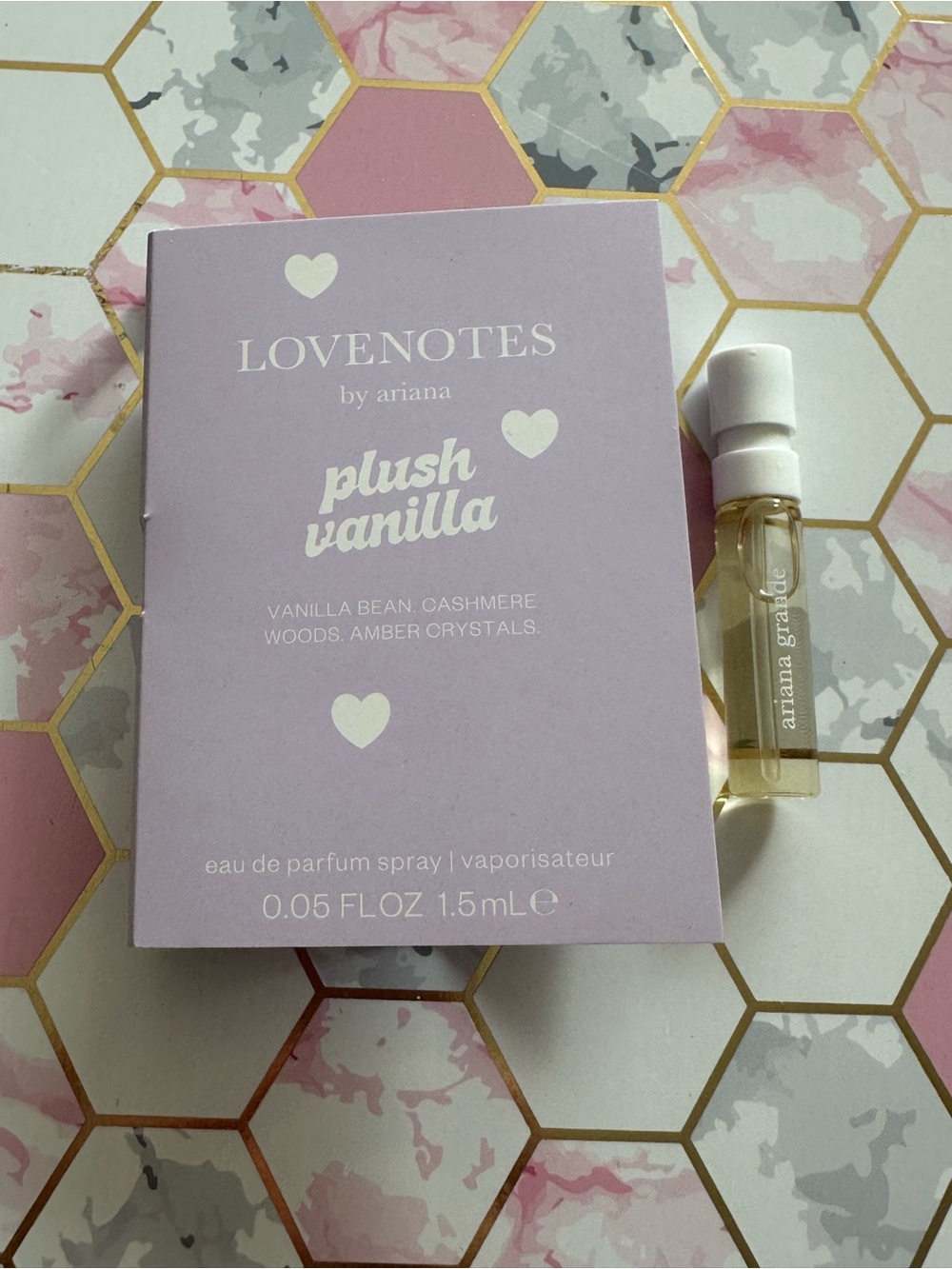 LOVENOTES by Ariana Plush Vanilla EDP